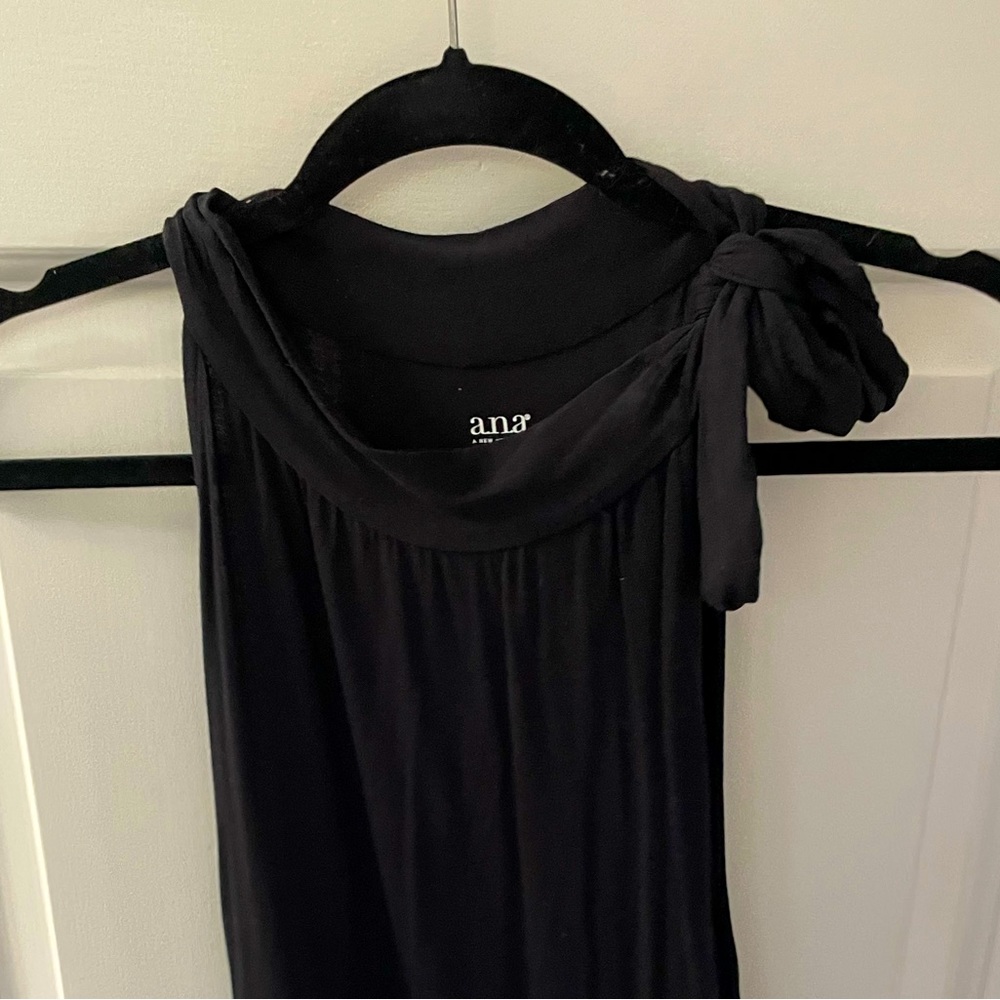 Tie neck tank top
